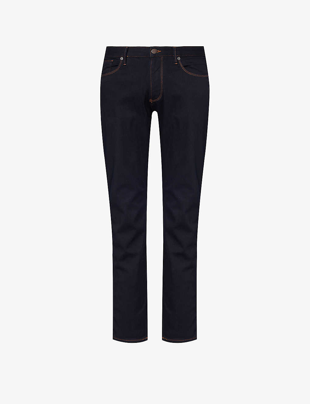 Emporio Armani Mens Denim Blu Slim-fit 10.5oz Jeans