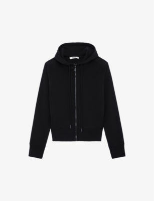 ZADIG&VOLTAIRE: Aspene devil-print regular-fit cotton-jersey hoody
