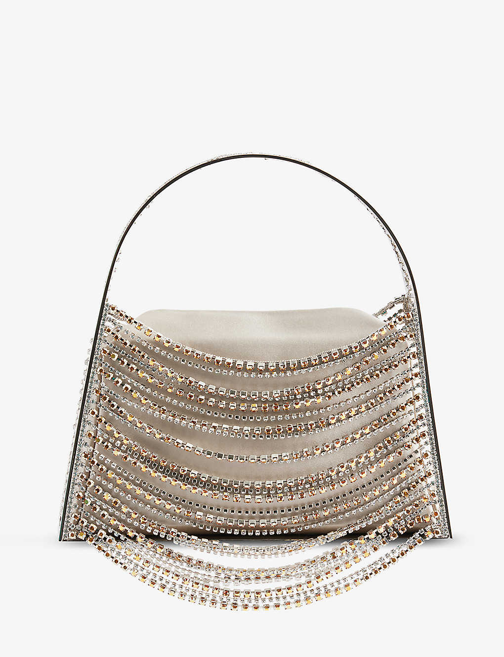 Shop Benedetta Bruzziches Women's Silver Lucia In The Sky Embellished Brass Shoulder Bag