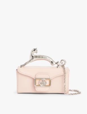 LANVIN Pencil Cat micro leather shoulder bag
