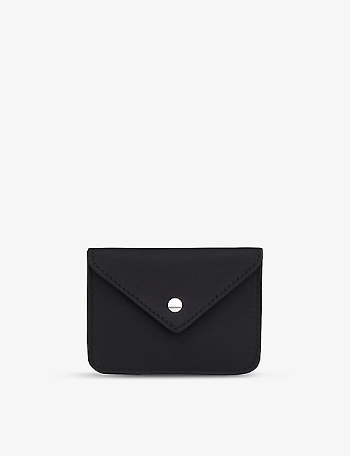 WHISTLES: Envelope-flap nylon card holder