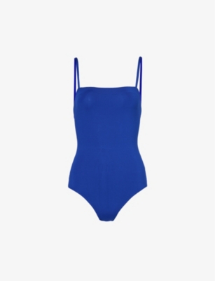 Shop Eres Women's Indigo Aquarelle Stretch-jersey Swimsuit