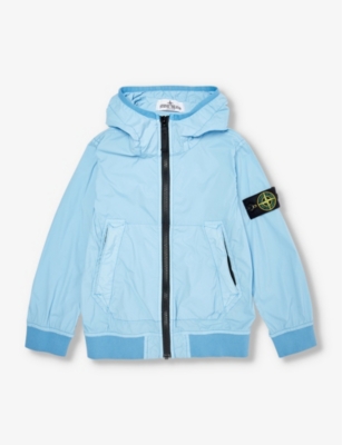 STONE ISLAND: Logo-badge relaxed-fit shell jacket 4-14 years