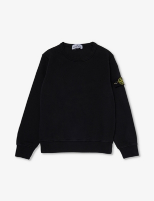 Stone island sweatshirt big on sale logo