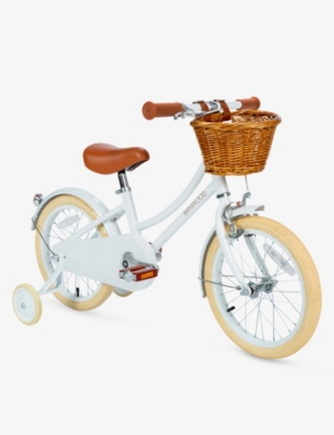 Classic steel bike with wicket basket