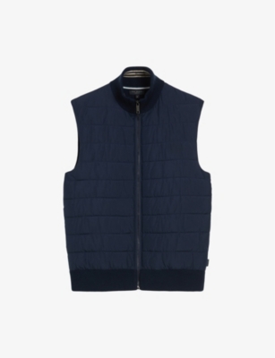 TED BAKER: Dejas padded woven gilet