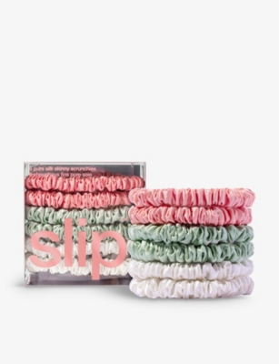 SLIP: Bellerose silk scrunchies pack of six