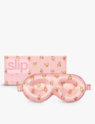 Slip Womens Petal Contour Silk Sleep Mask In Pink