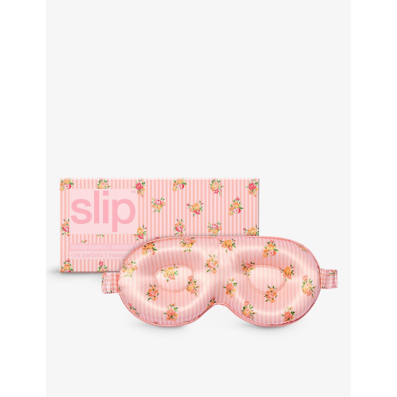 Slip Womens Petal Contour Silk Sleep Mask In Pink
