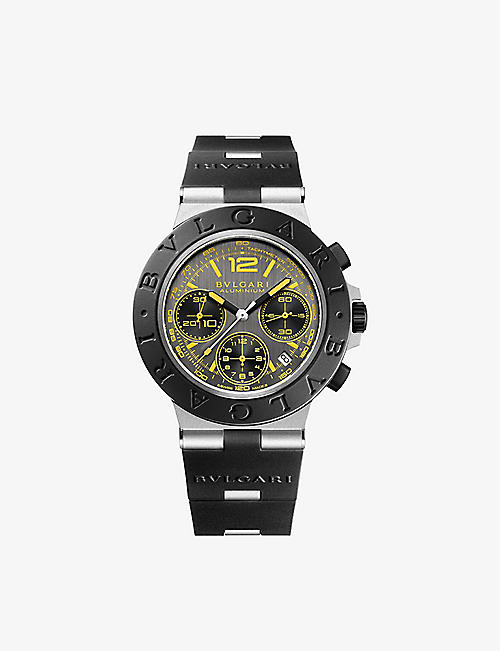 BVLGARI: 103893 Grand Turismo Special Edition aluminium automatic watch