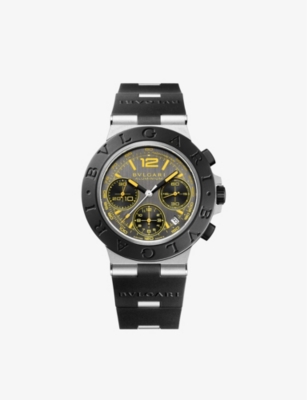 Bvlgari Mens Grey 103854 Match Point Edition Aluminium Automatic Watch