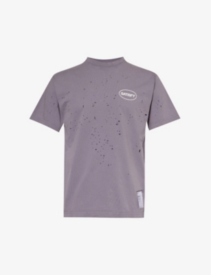 SATISFY: MothTech™ distressed organic cotton-jersey T-shirt