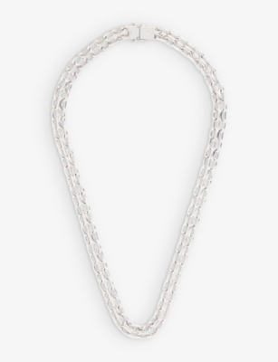 TOM WOOD: Vintage rhodium-plated sterling-silver chain necklace