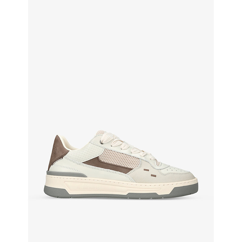 Filling Pieces Ave Top Leather Low-top Trainers In Brown/oth
