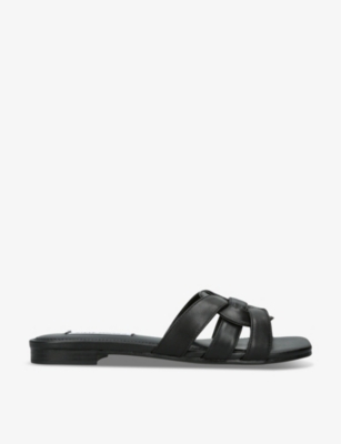 NEW Rag and Bone & Flip Flops Black Parker Thong Sandals Slippers 37 US 7  $195