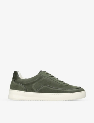 FILLING PIECES: Mondo suede low-top trainers