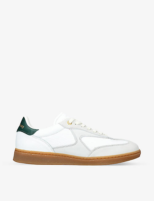 FILLING PIECES: Sprinter Dice leather low-top trainers