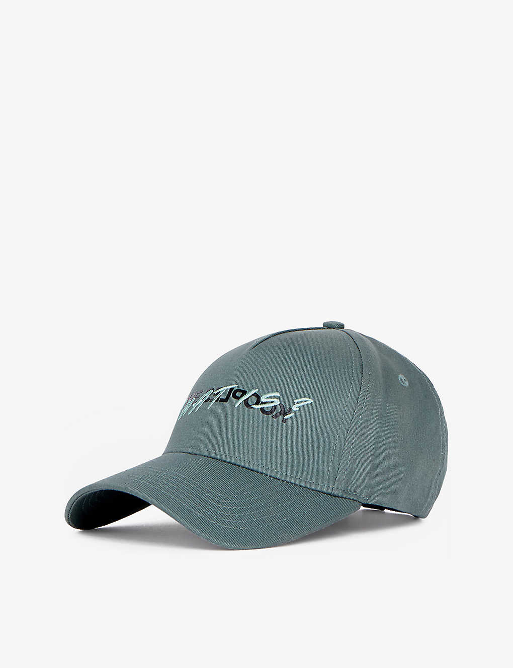 The Kooples Womens Forest Logo-embroidered Cotton Baseball Cap
