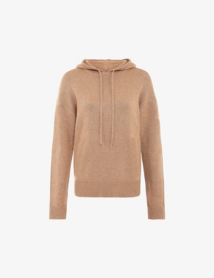 Shop House Of Cb Women's Camel Jionni Relaxed-fit Knitted Hoody