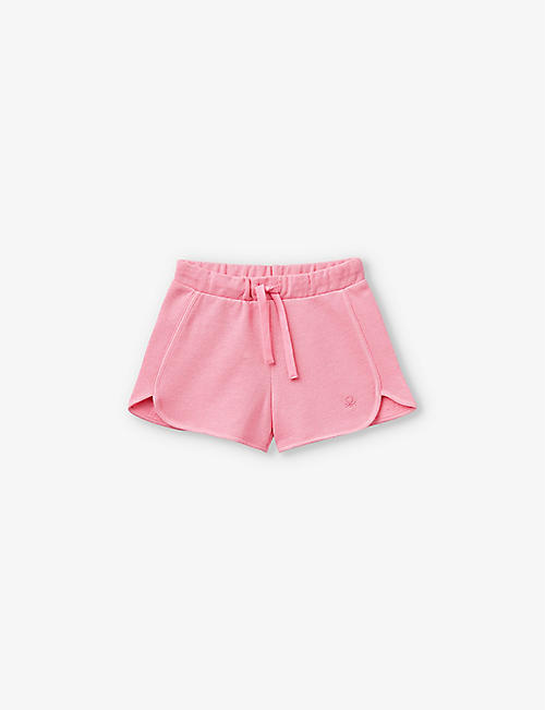 BENETTON: Brand-embroidered organic cotton-jersey shorts 18 months - 6 years