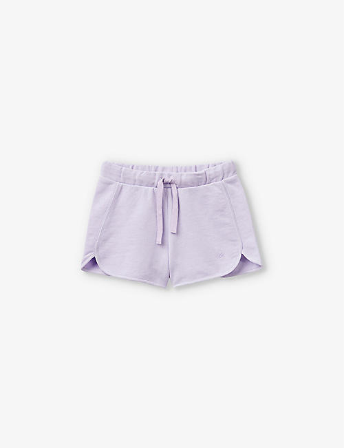 BENETTON: Brand-embroidered organic cotton-jersey shorts 18 months - 6 years