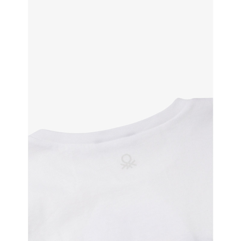 Shop Benetton White Strawberry-print Short-sleeve Cotton T-shirt 18 Months - 6 Years