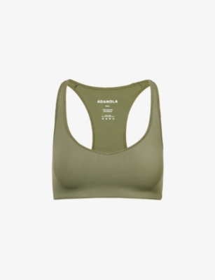 ADANOLA: Ultimate V-neck stretch-woven sports bra