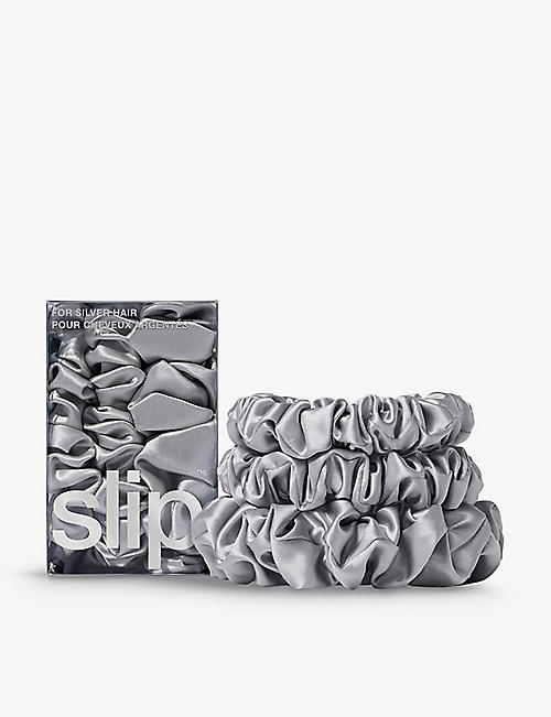 SLIP: Silk scrunchies pack of three