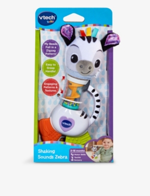VTECH: Shake Sound Zebra interactive toy 21.6cm