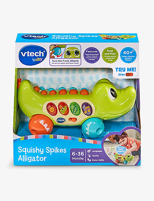 VTECH: Squishy Spikes Alligator interactive toy 21.5cm