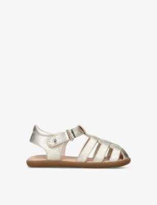 UGG: T Kolding metallic-woven sandals 2-7 years