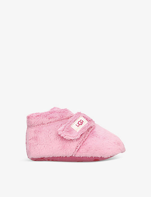UGG: Baby Bixbee booties and Lovey blanket gift set