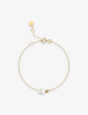 The Alkemistry Womens Yellow Vianna 18ct Yellow-gold And Pearl Bracelet