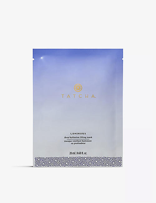 TATCHA: Luminous deep hydration lifting sheet masks pack of four 20ml
