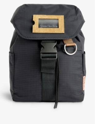 ACNE STUDIOS: D-ring shell backpack