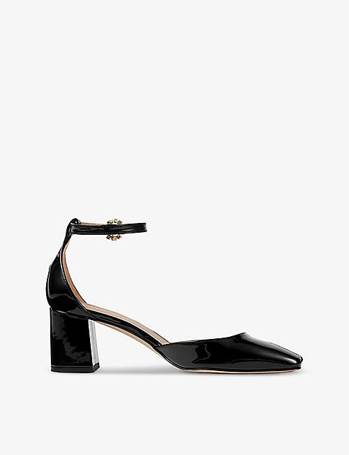 LK BENNETT: Darling patent-leather heeled sandals