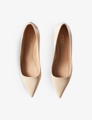 LK BENNETT: Sloane heeled patent-leather court shoes