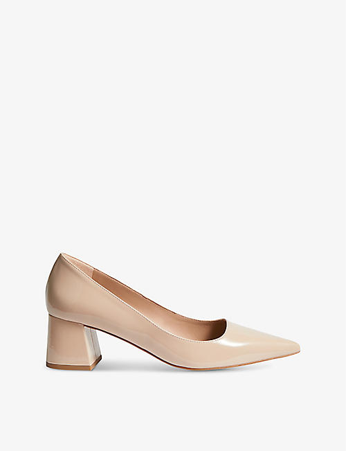 LK BENNETT: Sloane heeled patent-leather court shoes