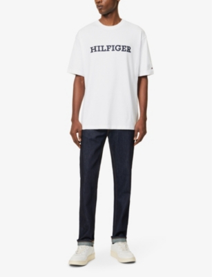 Tommy Hilfiger T-shirt With Round Neck And Short Sleeves In White