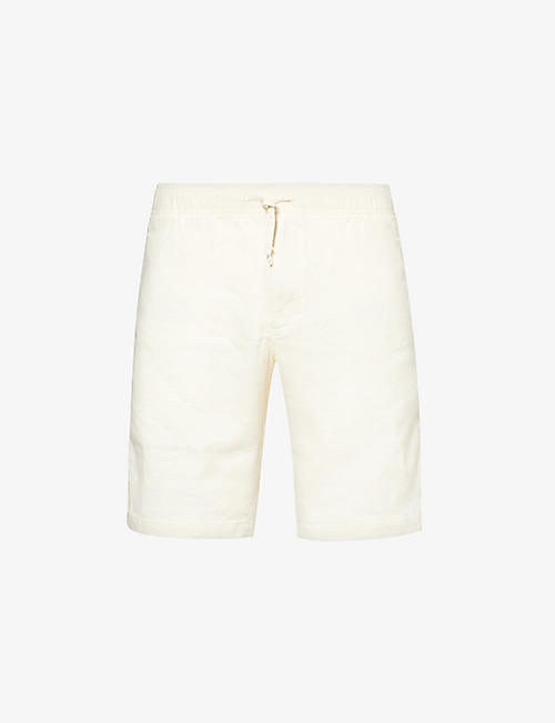 TOMMY HILFIGER: Harlem drawstring-waistband linen-blend shorts