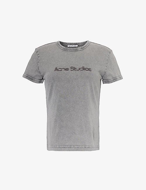 ACNE STUDIOS: Etza logo-print cotton-jersey T-shirt