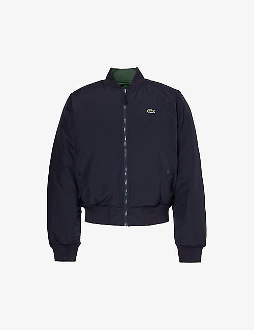 LACOSTE: Brand-patch reversible shell jacket