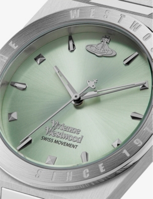 VIVIENNE WESTWOOD WATCHES: VV244PGRSL Charterhouse stainless-steel quartz watch