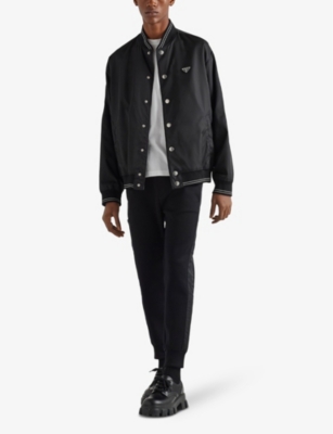 Prada Technical Cotton And Re-nylon Pants In Black