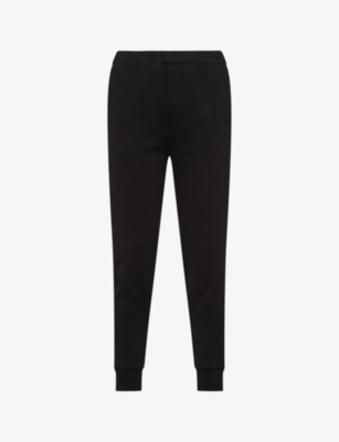 PRADA: Contrast-trim tapered-leg cotton and recycled-nylon jogging bottoms