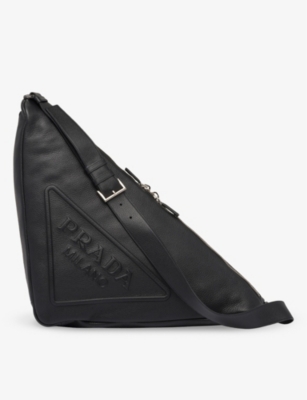 Prada men's nylon online messenger bag