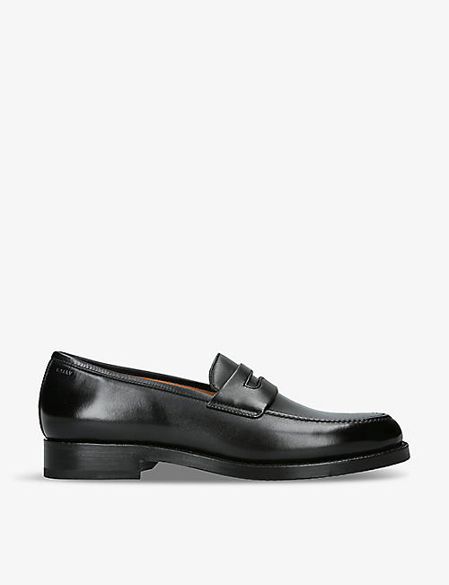 BALLY: Schoenen panelled leather loafers