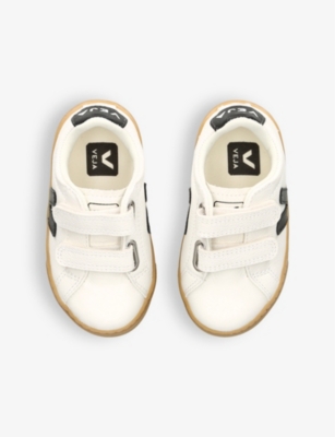 VEJA: Esplar logo-embroidered leather low-top trainers 2-5 years