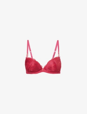 AUBADE: Vibes Underwired Lace Plunge Bra