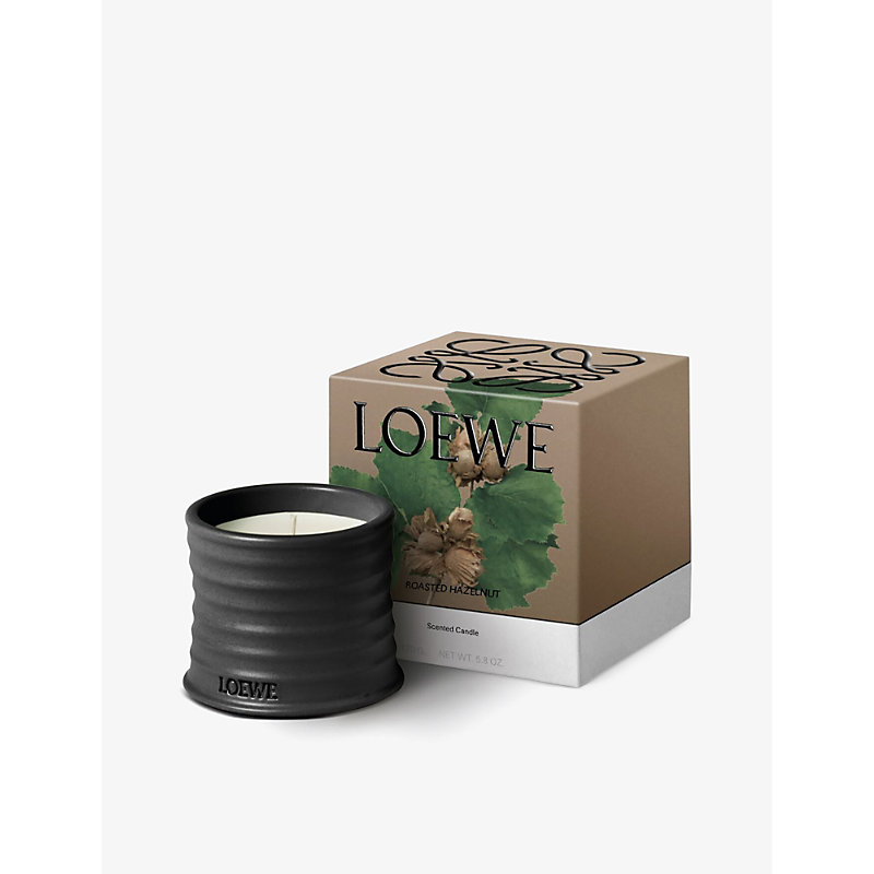 Loewe Roasted Hazelnut Small Scented Candle 170g In Black